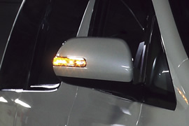 BRASSEN LEDウィンカーミラーレンズキットT2（ウインカー点灯図）