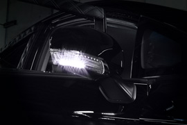BRASSEN LEDウィンカーミラーレンズキットT1（ウェルカムランプ点灯図）