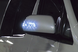 BRASSEN LEDウィンカーミラーレンズキットT2（LEDブルー）