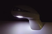BRASSEN スタイリッシュウィンカーミラーキット RN6ストリーム用 LEDスポット点灯図